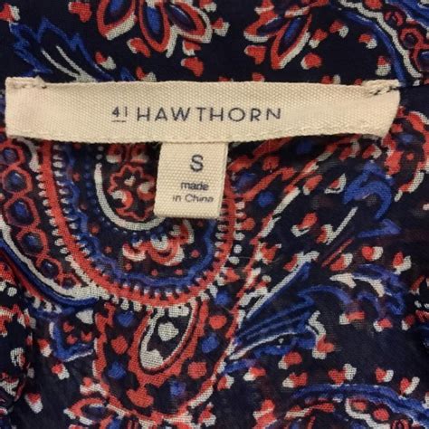 41 Hawthorn Tops Hawthorne Sheer Paisley Blouse Poshmark