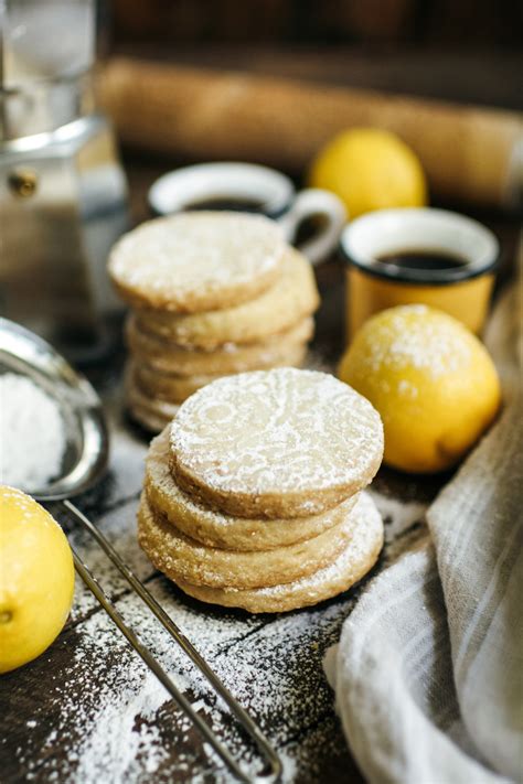 Lemon Scottish Shortbread Cookies Ciao Chow Bambina