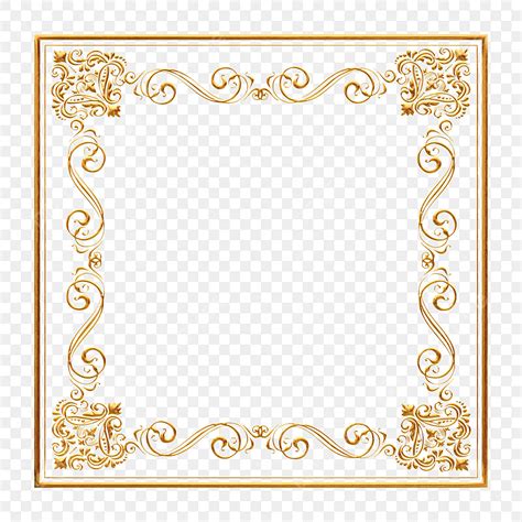 Gold Baroque Png Image Luxury Gold Baroque Classical Art Embossed