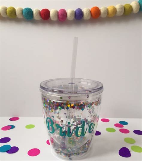 Multi Color Confetti Tumbler Confetti Mini Tumbler By Happysips