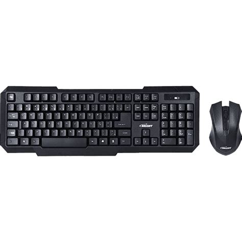 Kit Bright Teclado Abnt Mouse Ptico Slim Sem Fio Loja