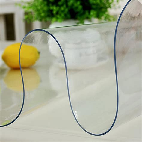 Protector De Plástico Transparente Para Mesa De Comedor Mantel De