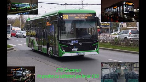 Noile Autobuze Electrice Zte Granton N Probe Cu C L Tori Pe Linia