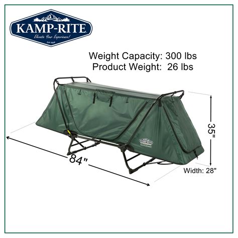 Delivery Smile Productskwik Cot Black Gray Lb Capacity By Kamp