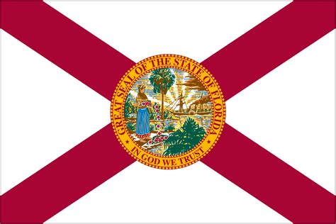 FREE Printable Florida State Flag & color book pages | 8½ x 11