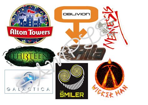 Alton Towers Edible Icing Sheet A4 Cake Topper Oblivionwickerman
