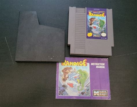 Rampage Nintendo Entertainment System Nes W Manual Ebay