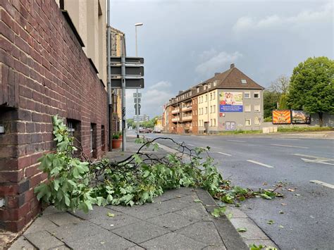 Unwetter NRW Sturmschäden in Nordrhein Westfalen am 30 06 2022