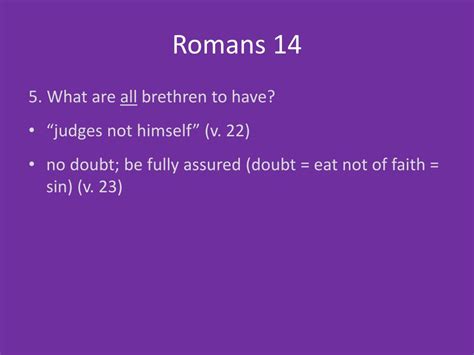 Ppt Romans 14 Powerpoint Presentation Free Download Id309669