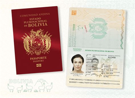 Bolivian Electronic Passport Design On Behance