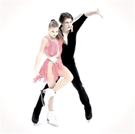 A Man And Woman Are Dancing Together On A White Background