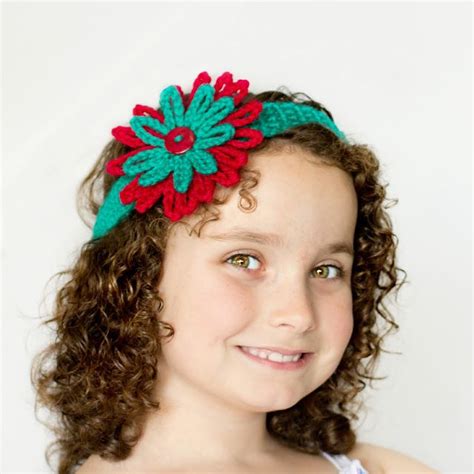 Season Of Giving ~ Crochet Headband And Flower Crochet Pattern Hopeful