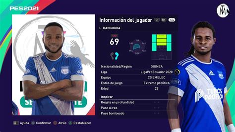 Alhassane Bangoura PS4 By Tio Merchan EFootball PES 2021 SEASON