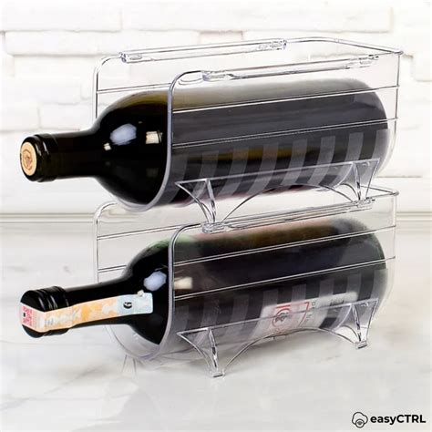 Органайзер за хладилник за бутилки, прозрачен, 20 х 10,5 х 11 см - eMAG.bg