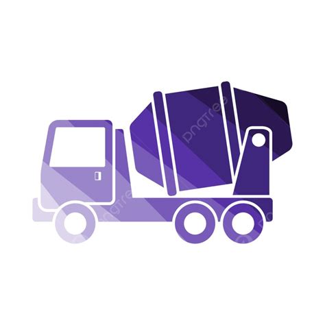 Concrete Mixer Truck Vector PNG Images Icon Of Concrete Mixer Truck