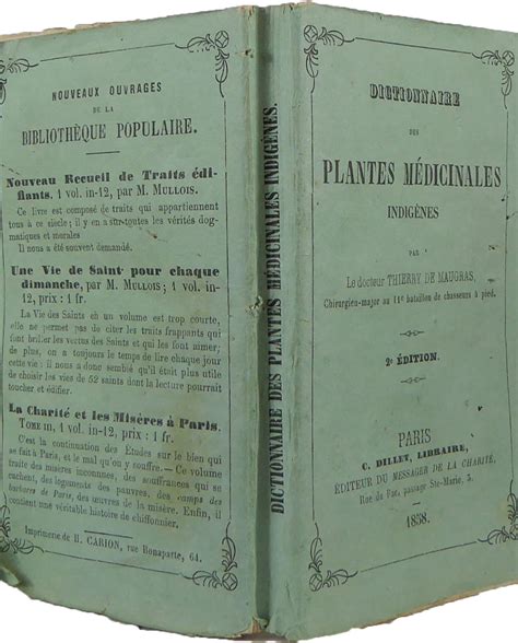 Dictionnaire des plantes médicinales indigènes Le Dicopathe