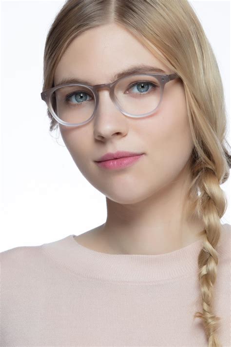 Split Round Brown Full Rim Eyeglasses Eyebuydirect