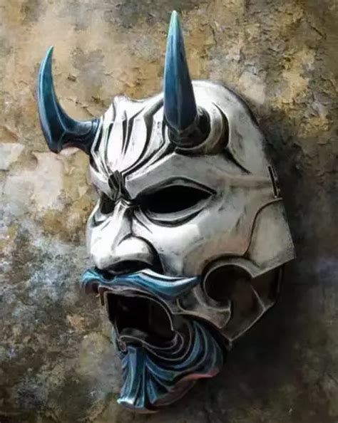 Japanese Demon Cosplay Props Devil Hannya Oni Samurai Kabuki Monster