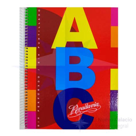 Cuaderno Abc Espiralado X Hjs Rayado Sin Forrar El Nuevo Palacio