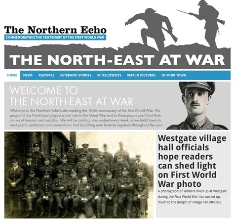 Northern Echo Remembers World War One With New Website Prolific North