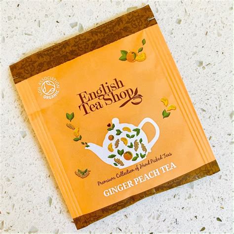 English Tea Shop Organic Ginger Peach Tea Review Abillion