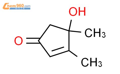 61906 93 2 2 Cyclopenten 1 one 4 hydroxy 3 4 dimethyl 化学式结构式分子式mol