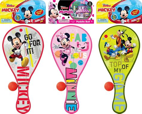 Disney Paddle Ball With String 3 Units Assorted Mickey