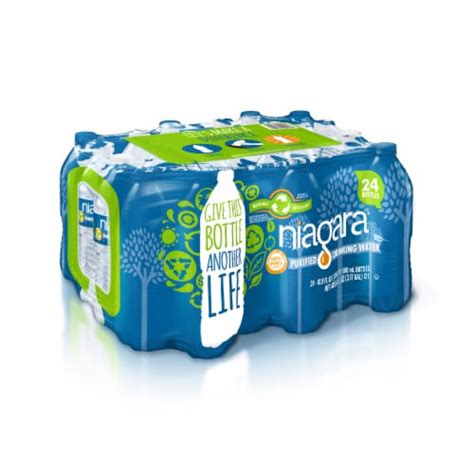 Niagara Purified Drinking Water 24 Bottles 16 9 Fl Oz Fred Meyer