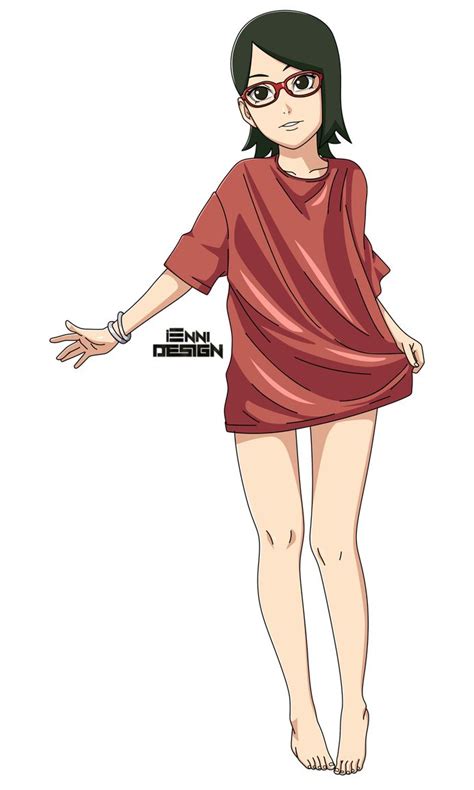 Samples Sarada Uchiha Different Outfit By Iennidesign Naruto Sasuke