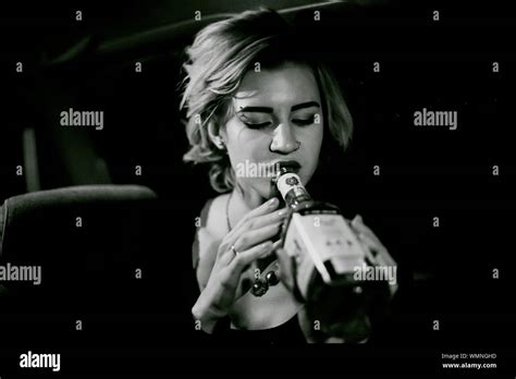Woman Drinking Bottle Hi Res Stock Photography And Images Alamy