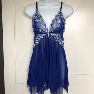 Intimates Sleepwear Nwot Blue Babydoll Lingerie And Panty Set Poshmark