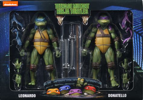Teenage Mutant Ninja Turtles Neca Leonardo And Donatello 90s Movie