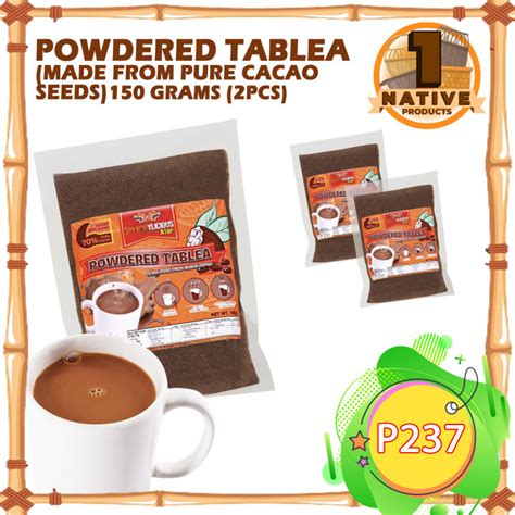 1native Powdered Tablea 150grams Made From Pure Cacao Seeds Lazada Ph