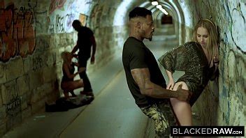 BLACKEDRAW Two Blondes Fuck Two Dominant BBCs After A Night At The Club