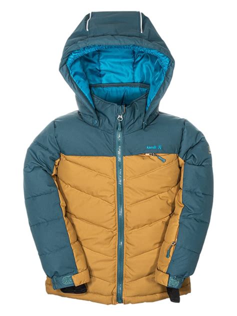 Kamik Ski Snowboardjacke Anakin in Petrol Hellbraun günstig kaufen