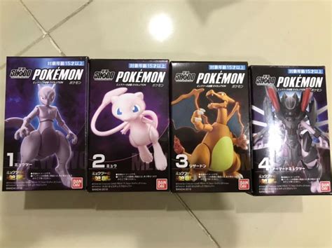 Bandai Shodo Pokemon Mewtwo Strike Back Evolution Mewtwo Mew Charizard