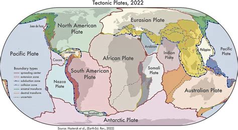 Presentan El Nuevo Mapa De Las Placas Tect Nicas De La Tierra El