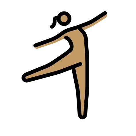 Woman Dancing Medium Skin Tone Emoji