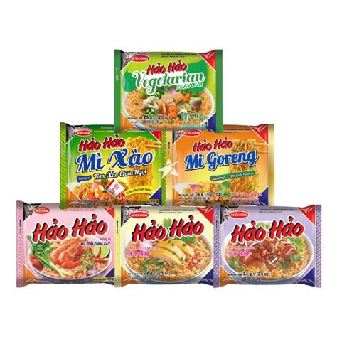 Buy Acecook Hao Hao Instant Noodle 74 77g Assorted 6 Flavour