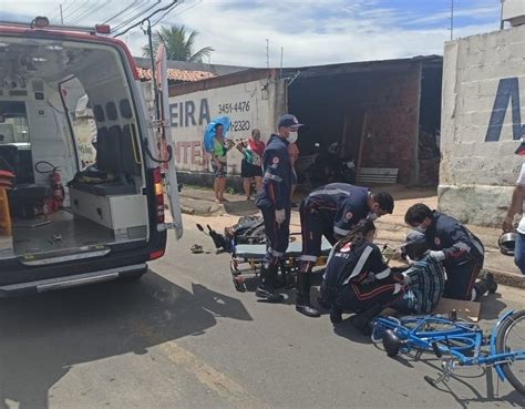 Colis O Entre Moto E Bicicleta Deixa Duas Pessoas Feridas Em Guanambi