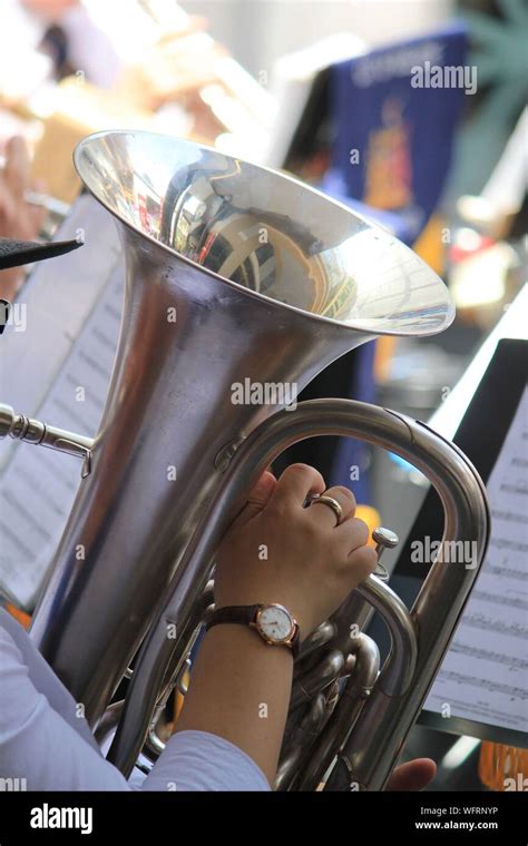 Playing Tuba Hi Res Stock Photography And Images Alamy