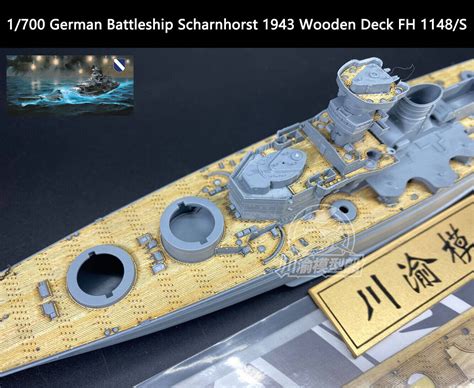 Flyhawk 1 700 German Battleship Scharnhorst 1943 Wooden Deck Fh 1148 Fh 1148s Ebay