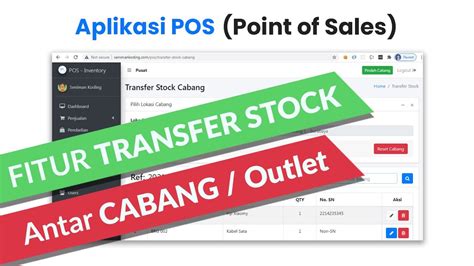 Pos Seniman Koding Multi Cabang Untuk Banyak Toko Dan Outlets Serta