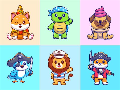 Animal Costume🐶🦁🐢 by catalyst on Dribbble