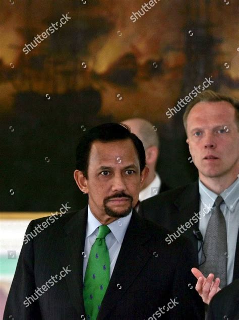 Bruneis Sultan Hassanal Bolkiah C Visits Editorial Stock Photo Stock