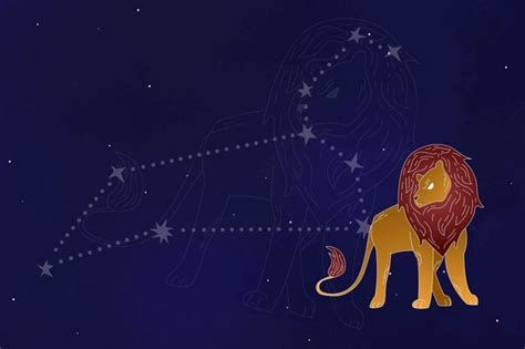 Vector De Diseño De Signo Astrológico De Leo Vector Premium