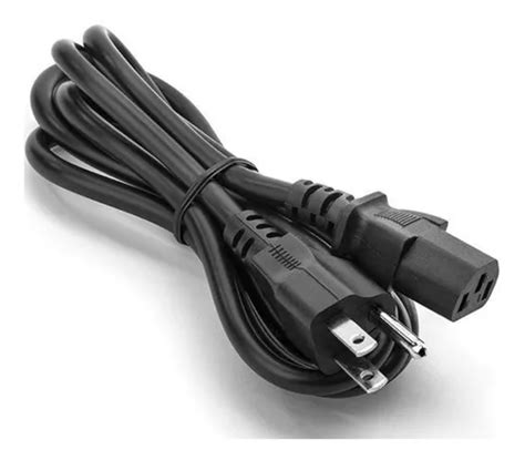 Cable De Poder Corriente Para Pc O Monitor Computadora MercadoLibre