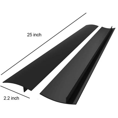 Kitchen Stove Counter Gap Cover 2 Pack Silicone Gap Cover With Heat Resistant Wide And Long Gap