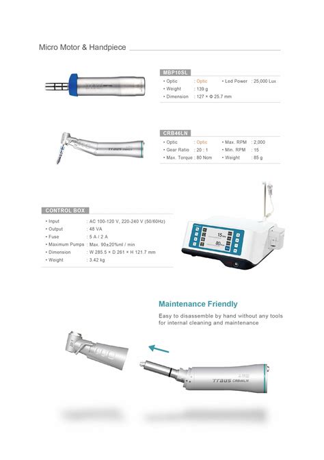 Traus Sip Dental Implant Motor