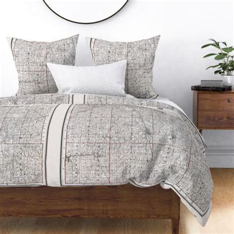 12 20 1915 Plat Map Of Wayne County Fabric Spoonflower